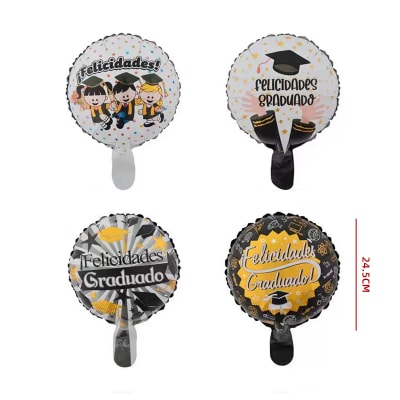 GLOBO  REDONDO METALICO  GRADUACION 24.5 CM1