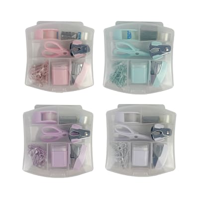 Set accesorios oficina y escolar Cuadrado| Colores Surtidos1