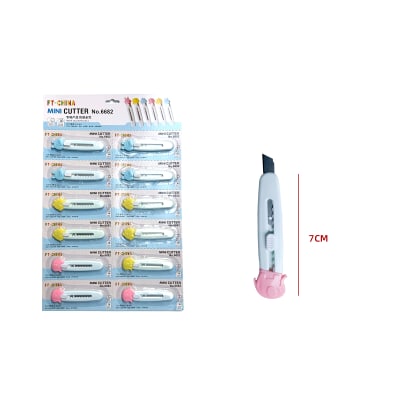 CUCHILLO CARTONERO ANIMALITOS 7 CM1