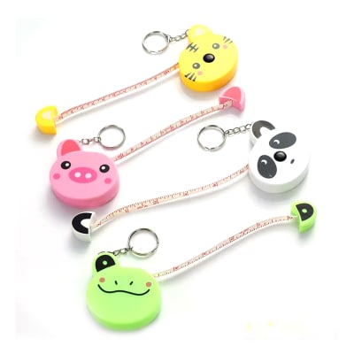 Llavero Cinta Métrica Retráctil de Animalitos 1.5m | Diseños Surtidos1