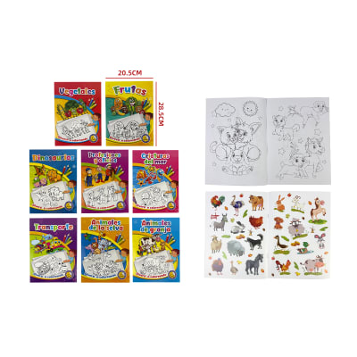 LIBRO PARA COLOREAR 20.5X28.5CM | VENTA POR MAYOR1