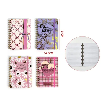 CUADERNO ESPIRAL TAPA DURA A5 80 HOJAS 14.5X21CM1