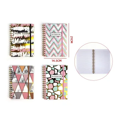 CUADERNO TAPA DURA CON ELASTICO A5 80 HOJAS 14.5X21CM1