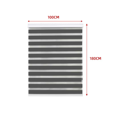 CORTINA ENROLLABLE DUO BLACK-OUT 100X180 MOD-91