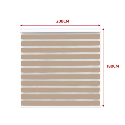 CORTINAS ROLLER DUO DIA Y NOCHE COLOR CAFE 200X180CM1