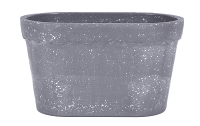 MACETERO PLASTICO JASPEADO RECTANGULAR 17X9.5CM | 12 UNID1