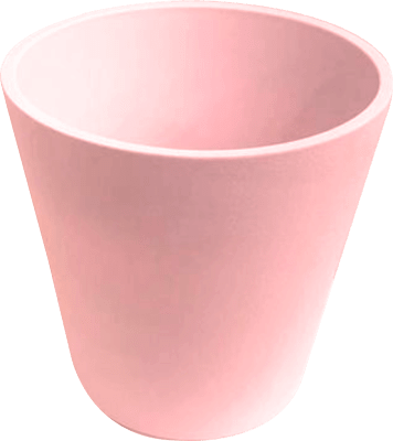 MACETERO PLASTICO LISO ROSADO 15.5X10.5X15CM | 12 UNID1
