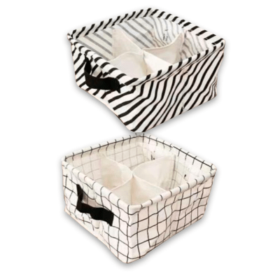 CANASTO ORGANIZADOR CON SEPARADOR |12 UNID1