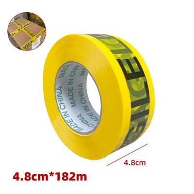 CINTA DE EMBALAJE FRAGIL 4.8CM 182M  | 30 UNID1