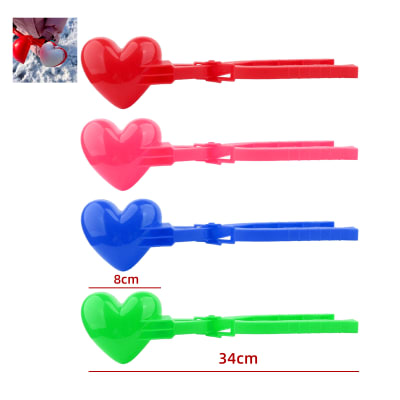 PINZA DISEÑO CORAZON PARA HACER BOLAS DE NIEVE 34*81