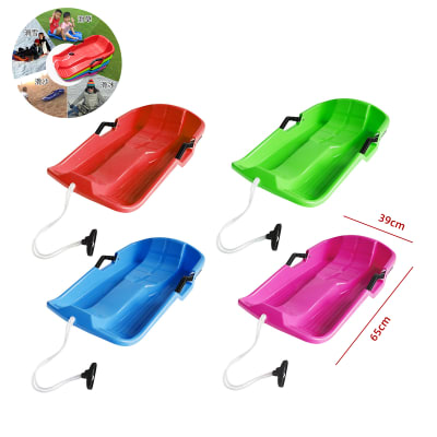 TRINEO DE NIEVE PLASTICO CON AGARRE 65X39CM | 12 UNID1