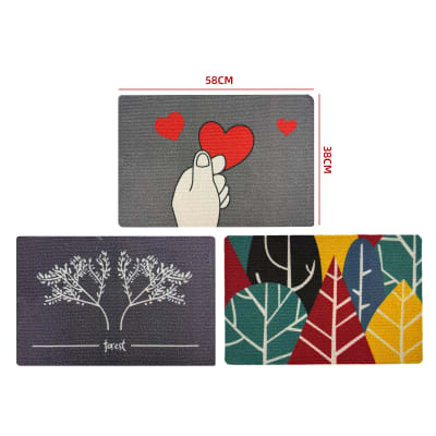 TAPETE CASA 38*58CM 100% POLIESTER 38*58 CM1