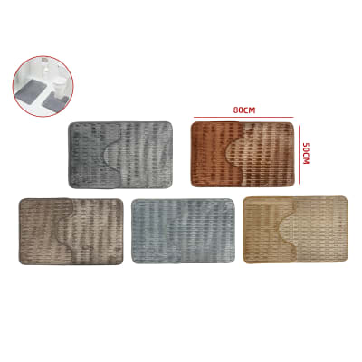 TAPETE JUEGO 2 PCS 100% POLIETILENO 50*80 CM1