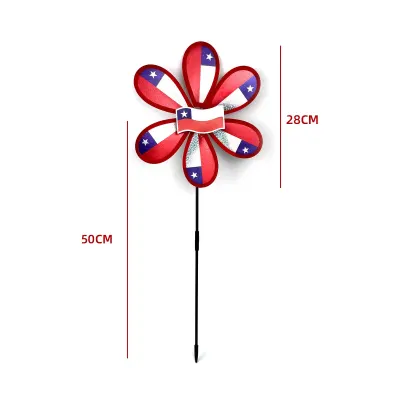 REMOLINO VIENTO ESTILO FLOR BANDERA CHILE 28*50CM1