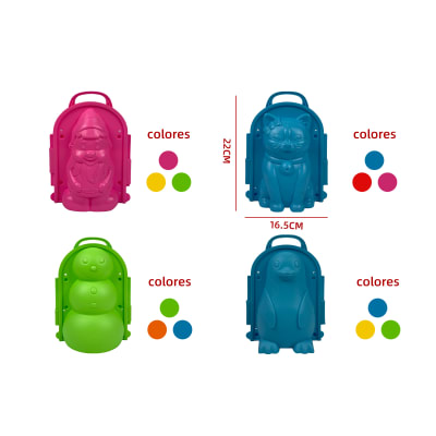 MOLDE PARA NIEVE MULTI DISEÑO 22X16.5CM1