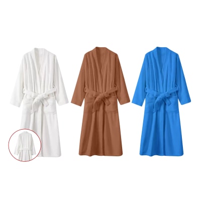 BATA DE BAÑO ADULTO PLUSH T.U TOALLA 53366271