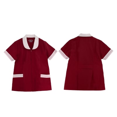 DELANTAL CORTO ASESORA DEL HOGAR BURDEO ANTI FLUIDO S/M/L/XL/XXL1