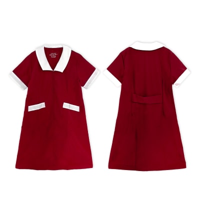 DELANTAL LARGO ASESORA DEL HOGAR BURDEO ANTI FLUIDO S/M/L/XL/XXL1