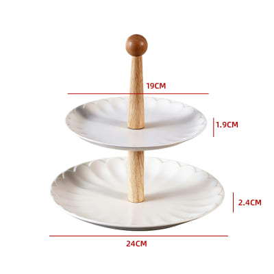 BANDEJA DOS NIVELES 19X1.9/24X2.4CM / VENTA MAYORISTA1