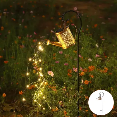 LAMPARA SOLAR REGADERA LED JARDIN 80X22CM1
