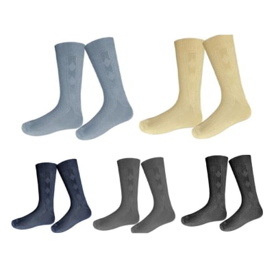 CALCETINES DE HOMBRE SUPER COLOR LISO | 12 UNID1