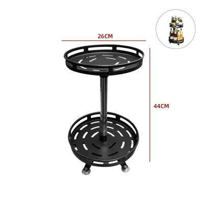 ORGANIZADOR GIRATORIO DE CONDIMENTOS 2 PISOS COCINA 25X39 CM1