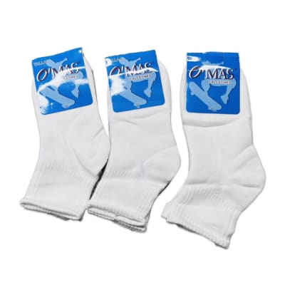CALCETINES DE NIÑO CON MALLA COLOR BLANCO TALLA 2-4-6 | 12 UNID1