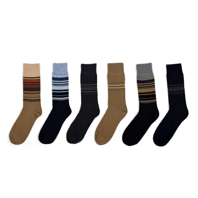 CALCETINES HOMBRE RAYADO A-1| 12 UNI2