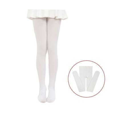 BALLERINA NIÑA BLANCA LISO T. 4 - 6 / venta por mayor1