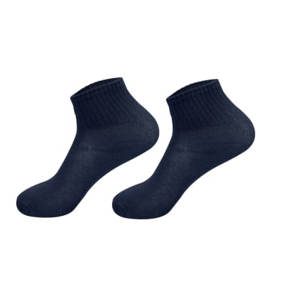 CALCETINES DE NIÑO COLOR AZUL SIN DISEÑO TALLA 6| 1 2 UNID1