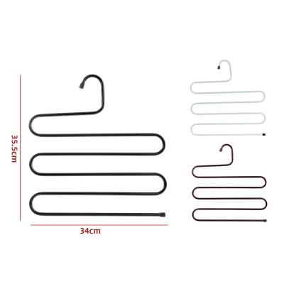 PERCHERO DE HIERRO PARA PANTALONES 35.5X34CM  | 24 UNID1