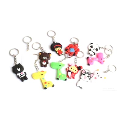 LLAVERO DISEÑOS SURTIDOS  4.0X4.6CM | 12 UNID1