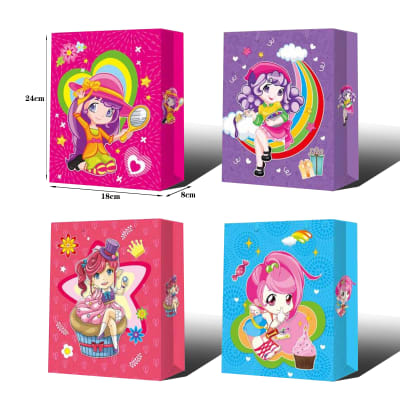 BOLSA DE REGALO MUÑECA 18X8X24CM | 12 UNID1