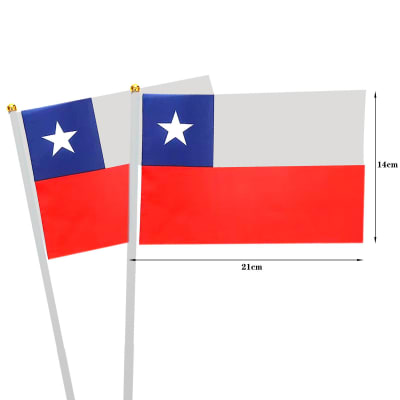 BANDERINES DE CHILE CON VENTOSA 14X21CM | 12 UNID1