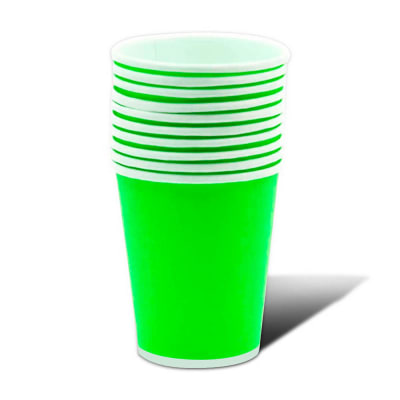 VASO CARTON VERDE 87X75X53| 144 UNID1