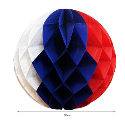GUIRNALDA TRICOLOR CIRCULAR 30 CM | 12 UNID1