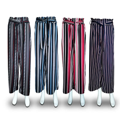 PANTALON MUJER DISEÑO FRANJAS | 12 UNID1