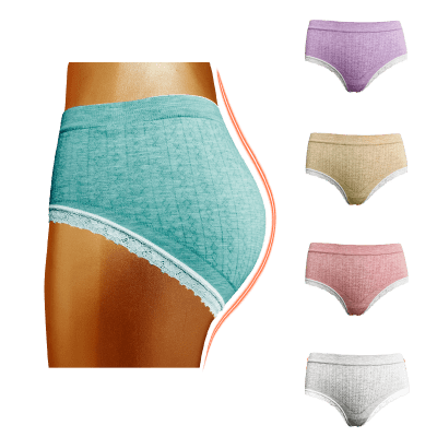 CALZON DE MUJER ROMBOS COLORES SURTIDOS SIN COSTURA  | 12 UNID1