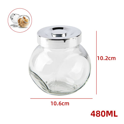 FRASCO DE VIDRIO CON TAPA DE ALUMINIO 480ML | 75 UNID1