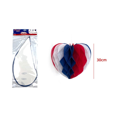 GUIRNALDA TRICOLOR CORAZON 30 CM1