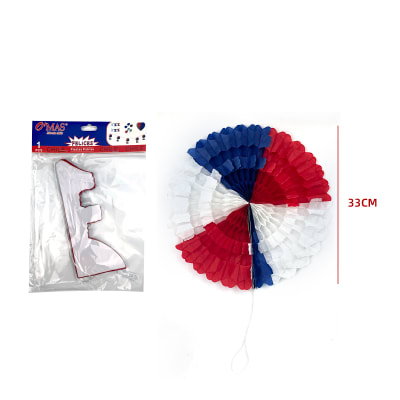 GUIRNALDA TRICOLOR REDONDO 33CM1