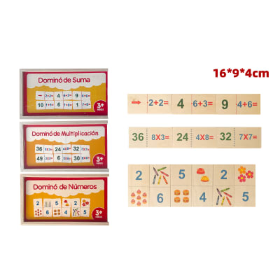 DOMINO DE NUMEROS 16X9X4CM 1