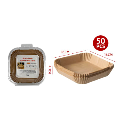 PAPEL CUADRADO PARA FREIDORA DE AIRE 0.035X16CMX4.5CM1