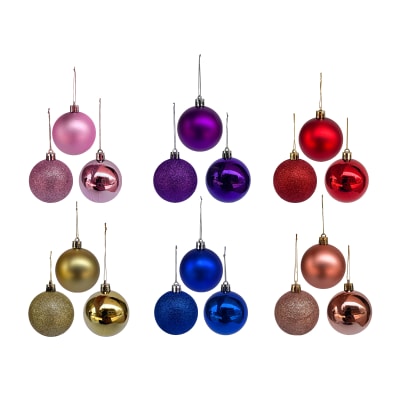 Bolas de navidad  10cm variedad de colores1