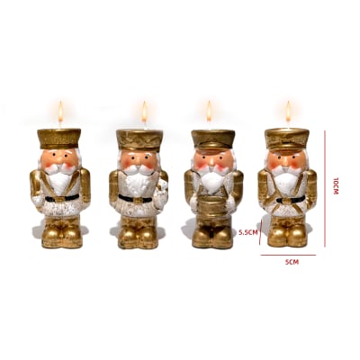 VELAS CASCANUECES COLOR DORADO 5X5.5X10 CM1