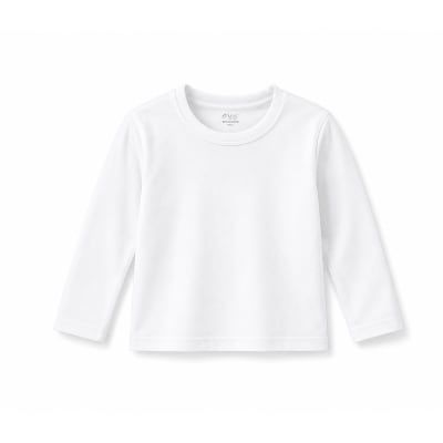 CAMISETA NIÑO ALGODON MANGA LARGO BLANCO 5-6/7-8/9-10/11-121