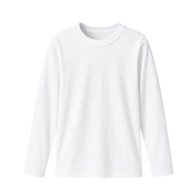 CAMISETA JUVENIL BAMBU MANGA LARGO BLANCO 14 16 XS1