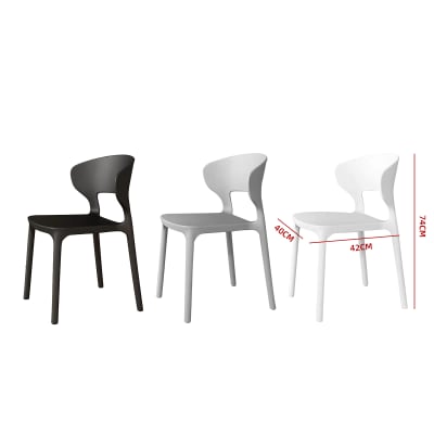 SILLA PLASTICA RESPALDO ENVOLVENTE 42×40×74 CM / venta mayorita desde 5 unidades1