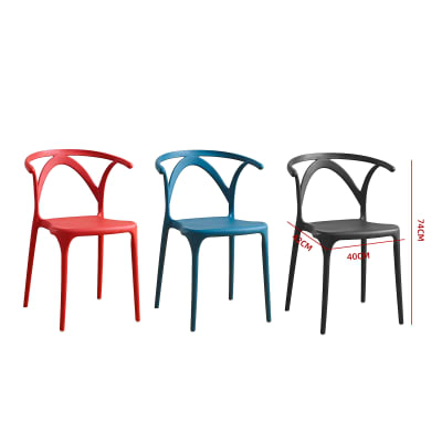 SILLA PLASTICA CON APOYABRAZOS CURVOS 42×40×74 CM /  VENTA MAYORISTA1