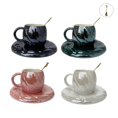 TAZA TEXTURA PERLADA CON PLATO 350ML1